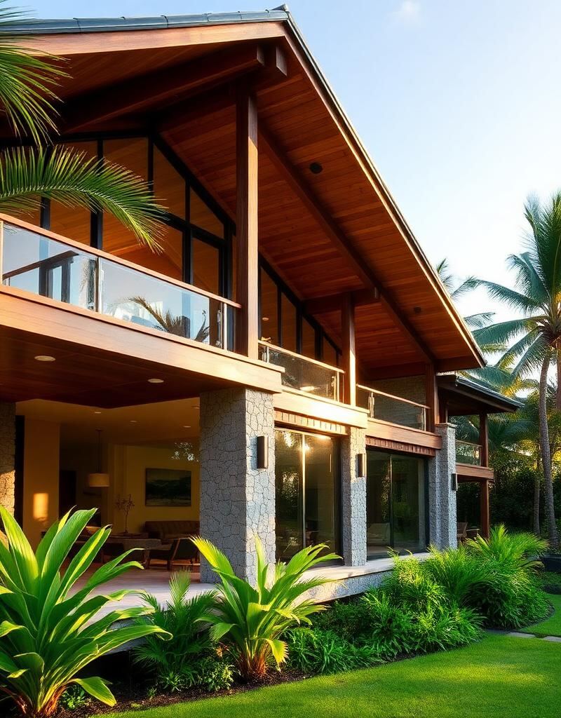 Exterior de una villa de Kaepa Hills en Mal País